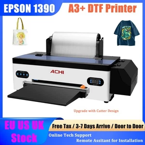 DTF A3 Printer Direct to Film Tshirt Flatbed Heat Transfer EPSON1390 Printer EU - Picture 1 of 17