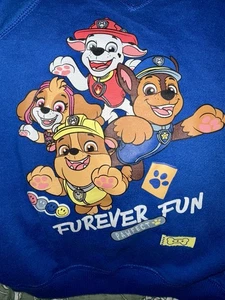 Felpa blu Paw Patrol Forever Fun Pawfect 2024 Nickelodeon 6T - Foto 1 di 6