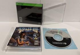 Valis III TurboGrafx CD Turbo Duo CIB Complete Tested Clean w/ Case Protector