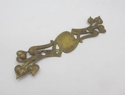 Vintage Brass Ormolu Furniture Hardware Mount French Antique Flower Art Nouveau - Image 1 of 4