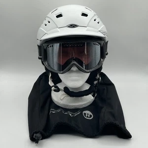 Smith Variant Ala Esquí Snowboard Casco Blanco Adulto Talla Mediana 55-59 cm 001 - Imagen 1 de 10