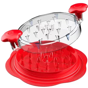 Chicken Breast Meat Shredder Machine Tool Twist with Brush Fork, Anti-Slip Strip - Picture 1 of 8
