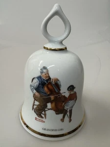 Campana de colección Norman Rockwell “Grandpas Girl” 5,5” (1979) Danbury como nueva ALEMANIA - Imagen 1 de 3