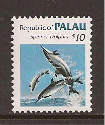 PALAU # 85 MNH SPINNER DOLPHINS - Image 1 of 1
