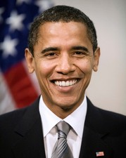 44th US President BARACK OBAMA Glossy 8x10 Photo White House Poster Print