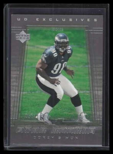 2000 Upper Deck Exclusives Silver 226 Corey Simon Rookie 56/100 - Picture 1 of 2