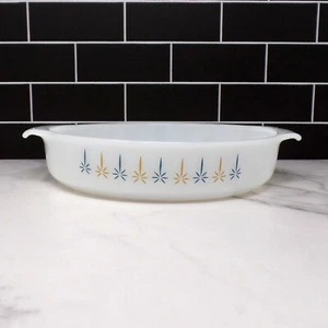 Vintage Fire King 9 Inch Round Baking Dish (429) - Candle Glow (1967-72) - Picture 1 of 9