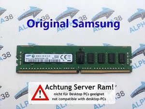RAM pour serveur Samsung 8 Go RDIMM ECC Reg DDR4-2133 Lenovo ThinkStation P700 - Photo 1/1