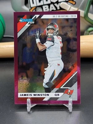 2019 Panini Donruss Stat Line Season /90 Jameis Winston #235 Buccaneers (CB) - Image 1 of 2