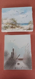 Seagull Seaside Oil Paintings - Picture 1 of 4