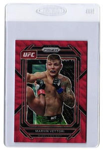 2023 Panini Prizm UFC Ruby Wave #132 Marvin Vettori