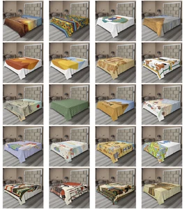 Ambesonne Egyptian Flat Sheet Top Sheet Decorative Bedding 6 Sizes - Picture 1 of 42