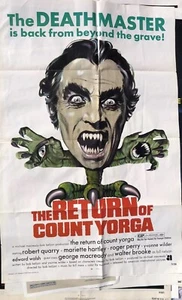 THE RETURN OF COUNT YORGA 1971 Filmplakat 27x41 Vampire Horror - Bild 1 von 3