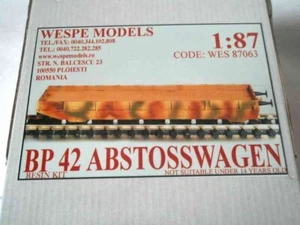 1:87 BP 42 ABSTOSSWAGEN Wespe Models- resin kit 87063 - Picture 1 of 1