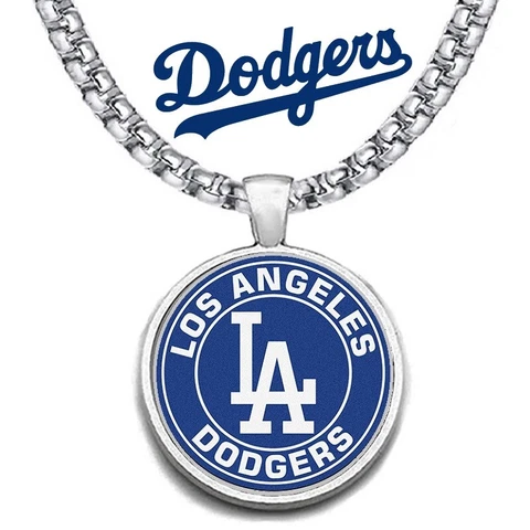 Large LA Los Angeles Dodgers Mens 24" Chain Pendant Necklace FREE SHIP' D30 Cover