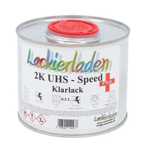 2K UHS Speed Plus 2:1 Klarlack 0,5 L | Hochglanz 2:1 sehr schnell Lack kratzfest - Bild 1 von 3