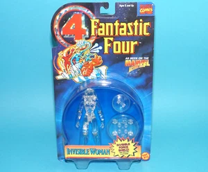 MARVEL FANTASTIC FOUR 4 INVISIBLE WOMAN MOC MOSC US CARD 1995 TOY BIZ - Picture 1 of 7