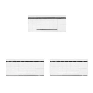 3pcs Undated Erasable Schedule Chart Weekly Dry Erase Board Double-Sided - Picture 1 of 12