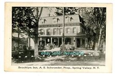 Spring Valley NY -BROOKLYN INN HOTEL OF A.E. SCHROEDER- Postcard Rockland County