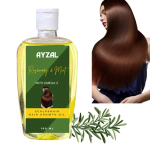 Rosmarinöl für gesundes Haarwachstum - 100% reines ätherisches Öl Haar- & Kopfhautöl - Bild 1 von 11