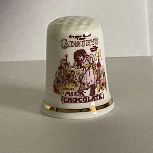 Cadbury Milk Chocolate England. Collectible Thimble Vintage #13 - Picture 1 of 5