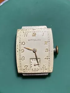 Orologio da polso vintage Wittnauer carica manuale 15J 7TN movimento - funziona poi si ferma - Foto 1 di 2