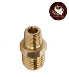 THREADED ADAPTOR - needed to fit Fluid O Tech bypass to  Ulka EP & EX pumps - Picture 1 of 4