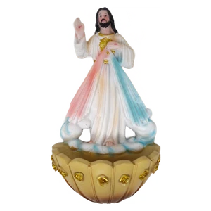 Divine Mercy - Divina Misericordia Wall Plaque Holy Water Holder - Picture 1 of 1