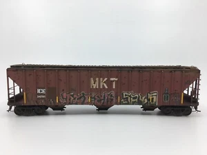 HO Intermountain Missouri Kansas Texas MKT ICE 4785 Covered Hopper WEATHERED - Picture 1 of 10