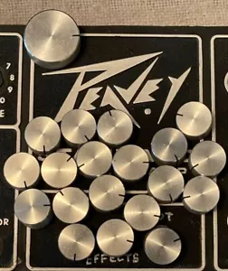 1970s-1980s Peavey USA Silver Metal Set Screw Guitar Amp Single Knob $17 EACH - Picture 1 of 11