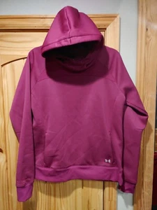 Under Armour Cold gear Infrared Womens Fleece Storm Hoodie Pullover L - Picture 1 of 9