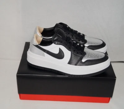 NUEVO SIN CAJA NIKE AIR JORDAN 1 ELEVATE LOW SE RAIDERS Blanco, Negro, Plateado Para mujeres 9 M Foto 1 de 4