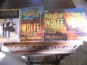 THE WOLFE FAMILY SAGA vols.1-4, James Carlos Blake, all SIGNED, 1st/1sts - Picture 1 of 11