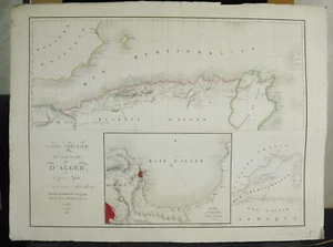 Ap Sheik Joussouf & Lapie Card Spe ́ Ciale D Kingdom' Algiers Algeria Xixth 1830 - Picture 1 of 4