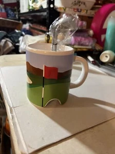 Golf Mug - Putter Cup Coffee Mug - Putter Doubles as a Pen - Plus Mini Golf Ball - Picture 1 of 6