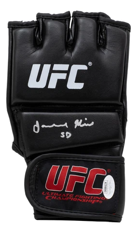 Jamahal Hill Signed Black UFC Glove JSA ITP Cover