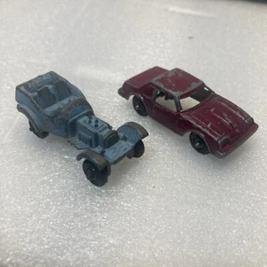 Tootsie Toy Steel Hot Rod T-Bucket Roadster Auto hellblau Dragster & Monza Auto - Bild 1 von 8