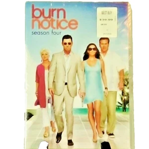 Burn Notice Complete Season 4 Four DVD Set New Factory Sealed - Imagen 1 de 2