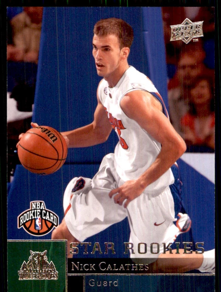 2009-10 Upper Deck Nick Calathes RC Minnesota Timberwolves #221 - Image 1 of 2