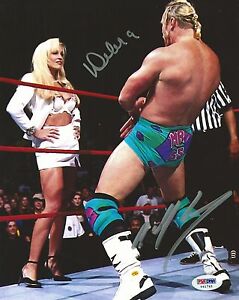 Billy Gunn & Debra McMichael Signed WWE 8x10 Photo PSA/DNA COA Picture Autograph