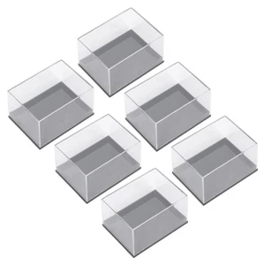2 Stück Mineralienproben Vitrine Gestein Sammelkoffer Aufbewahrungsboxen - Bild 1 von 12