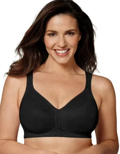 Playtex Women's 18 Hour Posture Boost Wire Free Bra Front Close 38C E525 - Picture 1 of 2