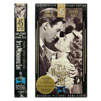 It’s A Wonderful Life (VHS, 1946) 45th Anniversary Edition - NEW SEALED - Image 1 of 4