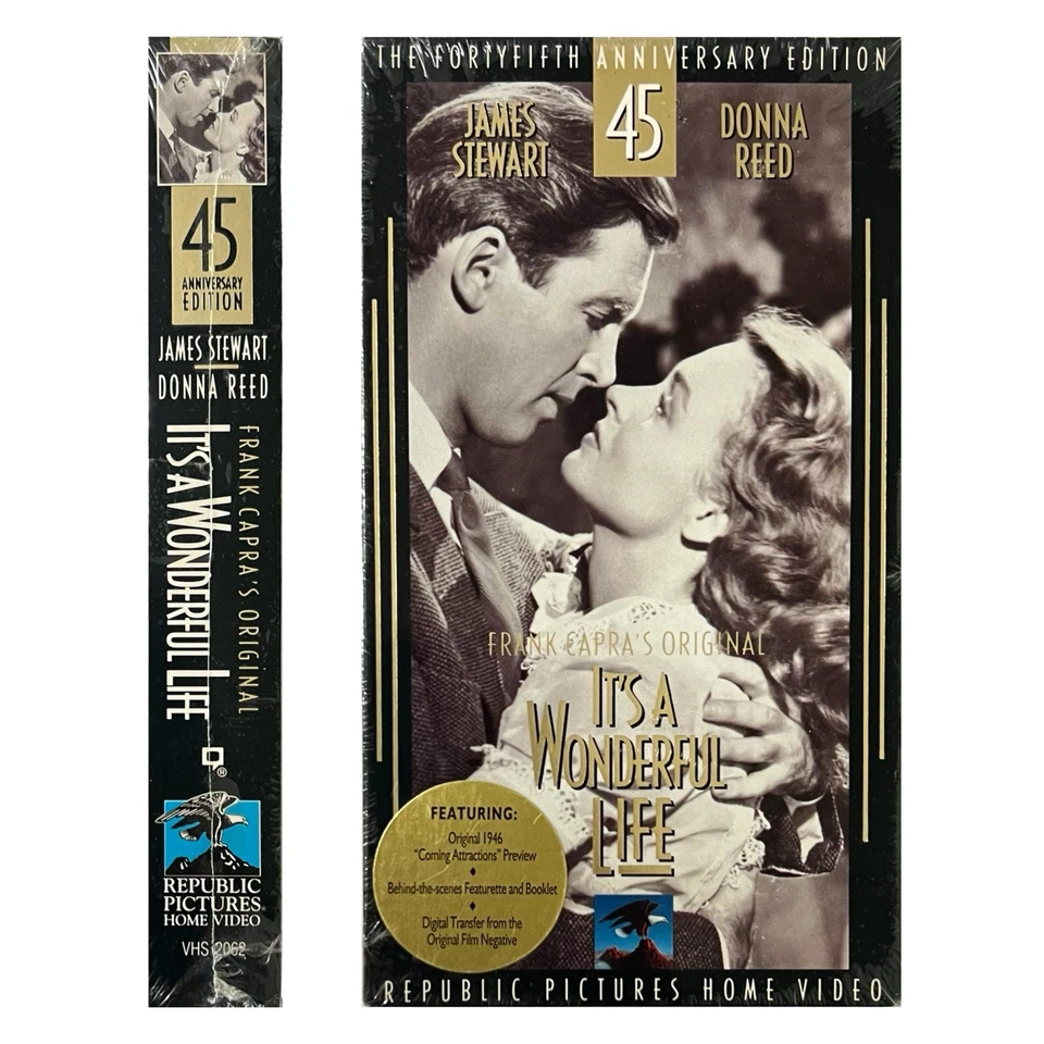 It’s A Wonderful Life (VHS, 1946) 45th Anniversary Edition - NEW SEALED - Image 1 of 4