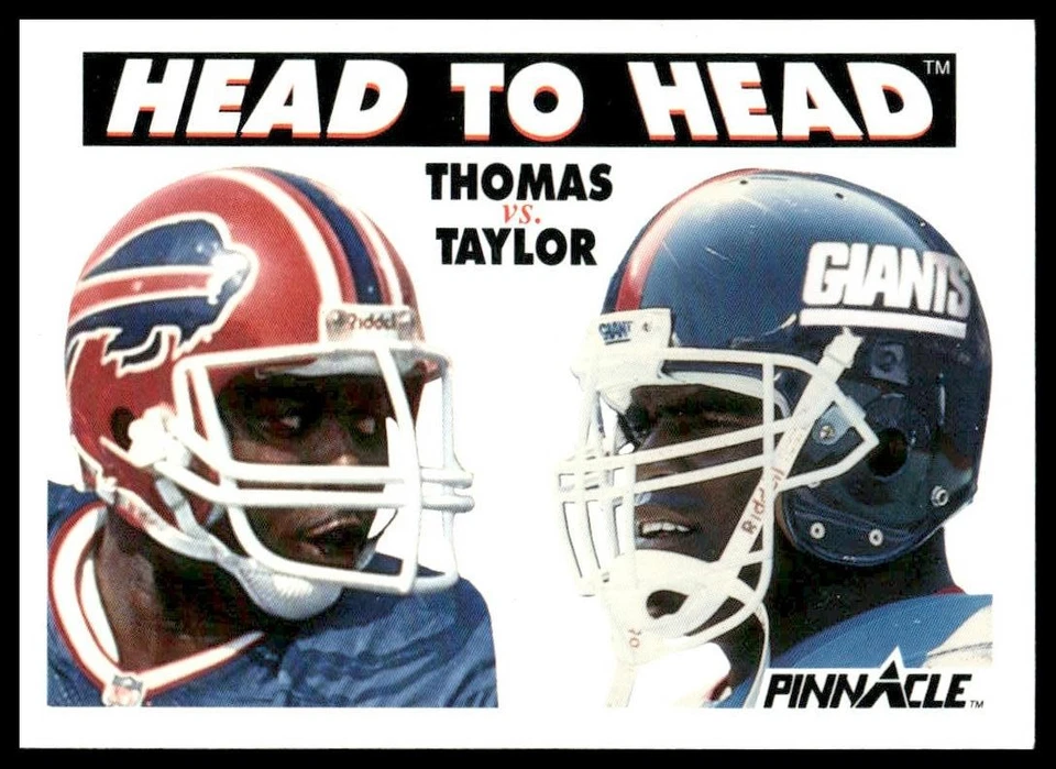 1991 Pinnacle #354 Thurman Thomas / Lawrence Taylor HH - Image 1 of 2