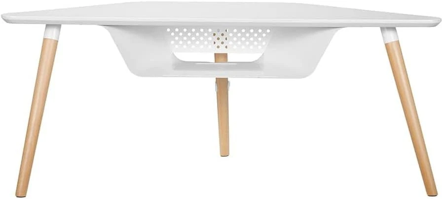 POUT Eyes 18 TV Stand White Beech Modern Media Console Storage - NEW - Image 1 of 4