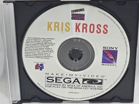 Kris Kross: Make My Video (Sega CD, 1992) Game Disc Only