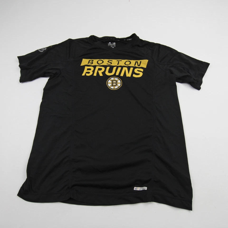 Boston Bruins Fanatics Short Sleeve Shirt Men's Black Used - Image 1 of 1