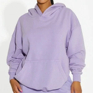 naked Wardrobe Classic Oversized Hoodie - Helllila Gr. L - Bild 1 von 6