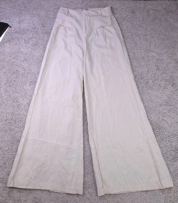 Naf Naf Pants Womens Size 6 Palazzo Wide Leg Flared Baggy Paris 15.5 Leg Opening - Image 1 of 4
